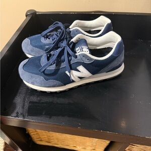 New Balance Men's Blue and White Athletic Shoes